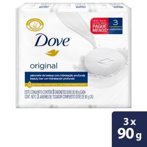 Dove Jabón Barra Original 90 G X3 Unds
