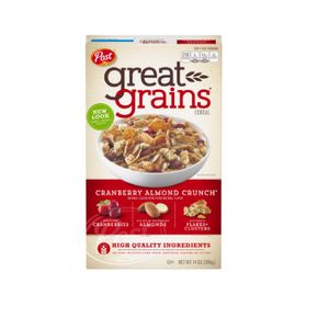 Cereal Great Grains Arándanos y Almendras 396 G