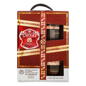 Whisky Chivas Regal 12 Años 700 Ml + 2 Vasos