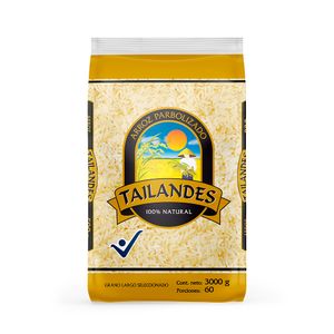 Arroz Tailandés Parbolizado 3 Kg