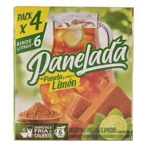 Bebida Panelada Limón en Polvo 116 G X4 Unds