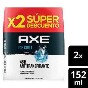 Desodorante AXE ice chill aerosol (304 ml)
