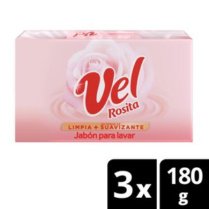 Jabón Vel Rosita En Barra X3 Unds 180 G