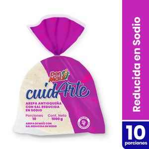 Arepa Don Maíz Antioqueña con Sal Sodio Reducido 1000 G X10 Unds