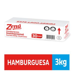 Hamburguesa Zenú 3 Kg