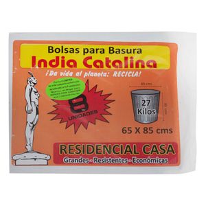 Bolsa de Basura Residencial 65x85 Ml X8 Unds