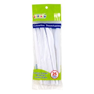 Cuchillo Domingo Grande Blanco X25 Unds