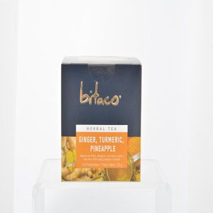 Té Bitaco Herbario Jengibre Cúrcuma Piña 20 G