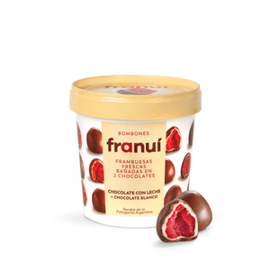Frambuesas Franuí Bañadas En 2 Chocolates 150 G