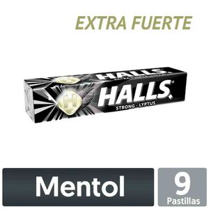 Caramelo refrescante Halls barra Extra Fuerte Barra 9 pastillas