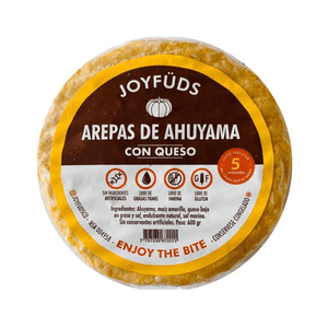 Arepas de Ahuyama JoyFuds con Queso 5 Unds x600 G
