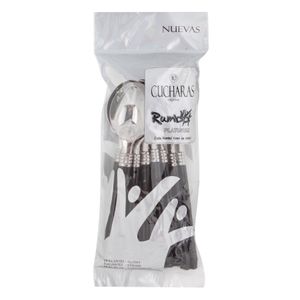 Cuchara Desechable Rumba Platinum X10 Unds