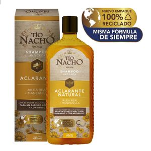 Shampoo Tío Nacho Antiedad Aclarado Manzanilla 415 Ml