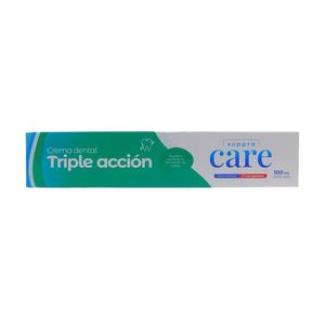 Crema Dental Suppra Care Triple Acción 100 Ml