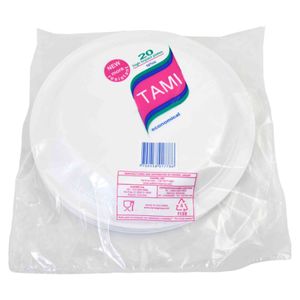 Plato Tami 26 Cm X20 Unds