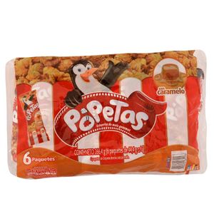 PALOM MAIZ POPETAS CARAMEL X6 312g
