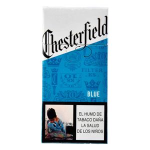 Cigarrillo Chesterfield Azul Cajetilla X10 Unds