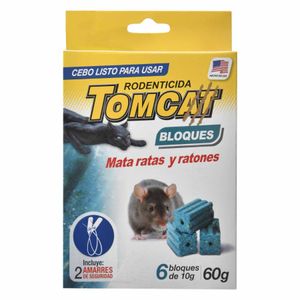 CEBO TOMCAT BLOQUES MATA RATAS 60g
