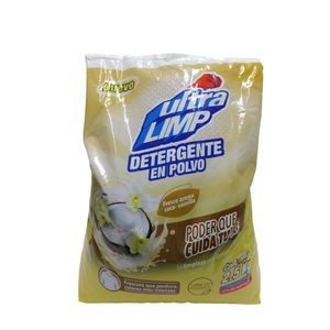 Detergente Polvo UltraLimp Coco Vainilla 2,5 Kg