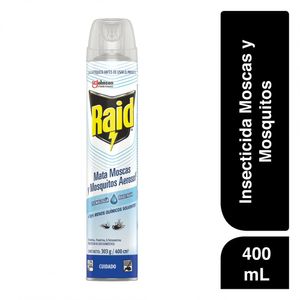 Insecticida Raid en Aerosol Mata Moscas y Mosquitos 285ml