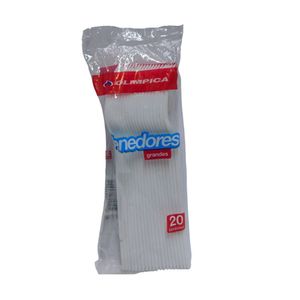 Tenedor Desechable Olimpica Grande X20 Unds