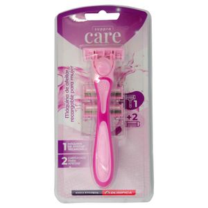 Máquina de Afeitar Suppra Care Recargable + 2 Repuesto Mujer