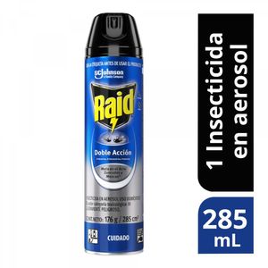 Insecticida Raid Aerosol Mata Moscas y Mosquitos 285ml