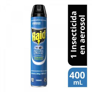 Raid insecticida aerosol mata insectos voladores 400ml