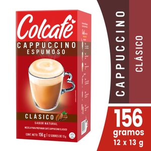 Café Colcafé Capuchino Clásico Natural 13 G X6 Sobres