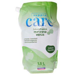 Jabón Líquido Suppra Care Manzana Verde 1,5 Lt