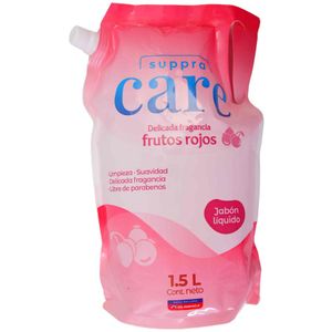 Jabón Líquido Suppra Care Frutos Rojos 1,5 Lt