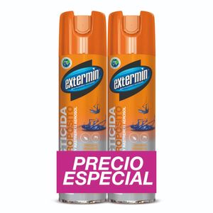Insecticidas extermin multiproposito 400ml x2 p/