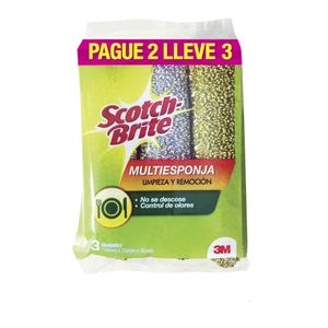 Multiesponja Scotch Brite 3X2 Unds Oferta