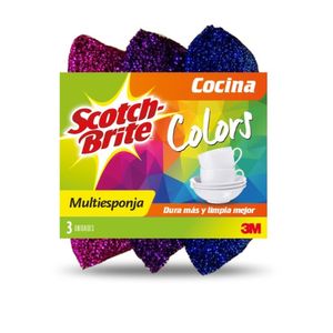 Multiesponja Scotch Brite Colors 3X2 Unds Oferta
