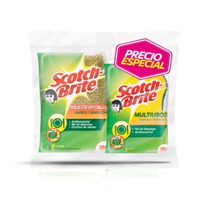 Esponja Scotch Brite Cero Raya + Multiesponja Oferta