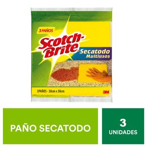 Paño Scotch Brite Secatodo Multiuso X3 Unds