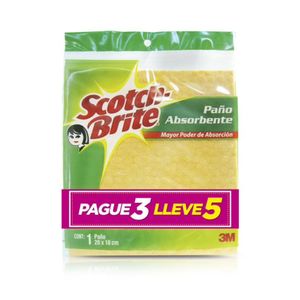 Paño Scotch Brite Absorbente X3 Unds
