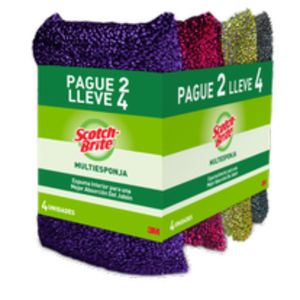 Esponja Scotch Brite Multiusos 4X2 Unds Oferta