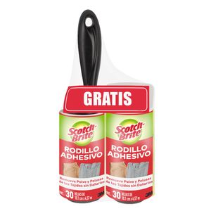 Rodillo Scotch Brite Adhesivo + Repuesto