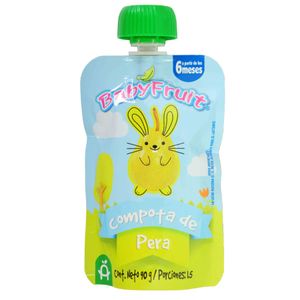 Compota Baby Fruit Pera 90 G