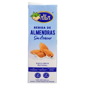 Bebida Del Alba Almendras sin Azúcar 946 Ml
