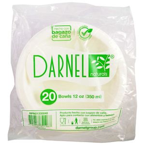 Bowls Darnel Bagazo 12 Oz X20 Unds