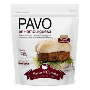 Hamburguesa de Pavo Del Campo 500 G X4 Unds