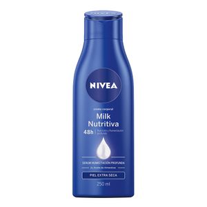 Crema Corporal Humectante Nivea Body Milk Nutritiva 250 Ml