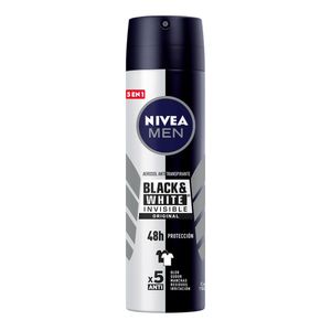 Desodorante NIVEA black white men spray (150 ml)