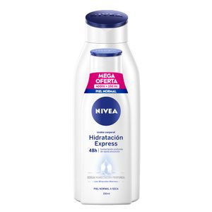 Oferta Crema Corporal Nivea Hidratación Express 400ml + 250 Ml