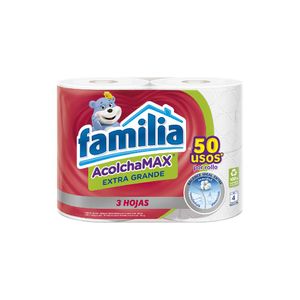 Papel Higiénico Familia Acolchamax Extragrande 4 unds x 24 m c/u