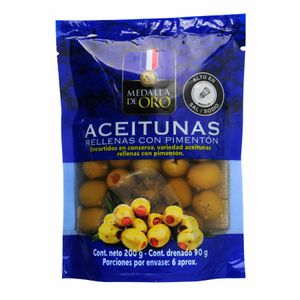 Aceituna Medalla de Oro Relleno 200 G