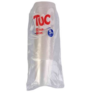 Vaso Tuc Translucido 9 Oz x 50 und
