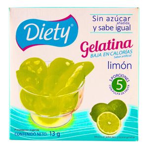 Gelatina Diety Limón sin Azúcar 13 G